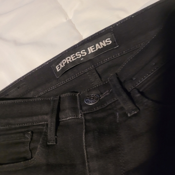 Express Black Jean Leggings - Picture 2 of 4